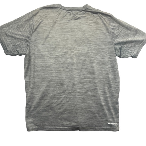 Ariat Tek XL Heat Series Grey Short Sleeve *READ* small hole on arm - Picture 5 of 5